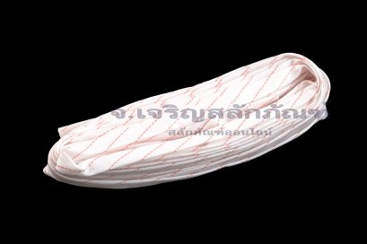 [E] ปลอกสายใยแก้ว เคลือบวานิช ทนร้อน 105&deg;C ขนาดช่องใส่สายไฟ 6 mm ยาว 1 m